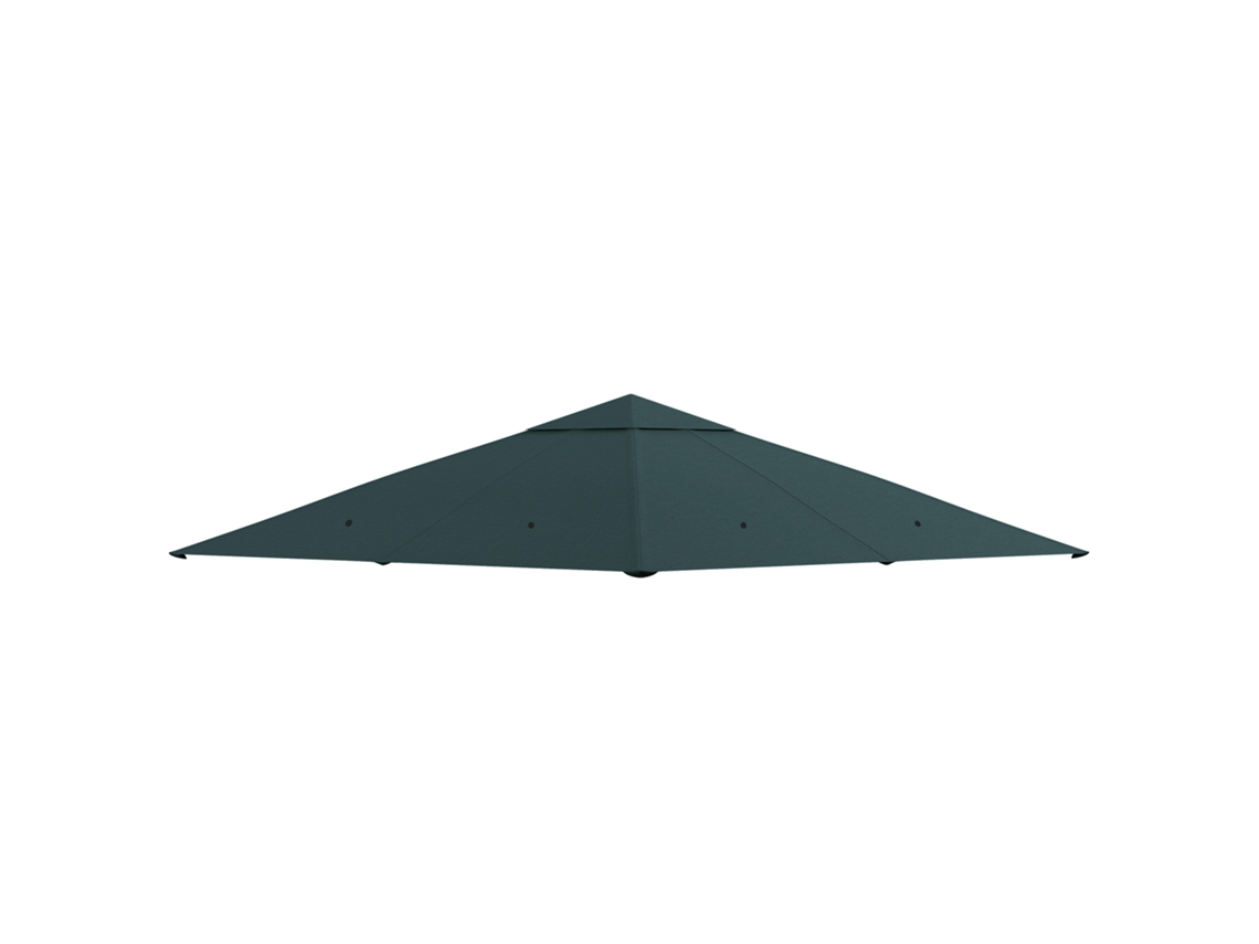 VPMKP - Cubierta Outsunny para gazebo y tienda de jardín poliéster 180 g/m² gris