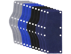 12 Cintas Antisudor Reutilizables De Algodón Para Cascos De Seguridad Con Botones - Accesorios Para Cascos