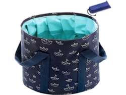 Bañera Plegable Grande De 25 Litros Para Remojo De Pies, Lavabo Portátil Para Lavar Y Acampar.