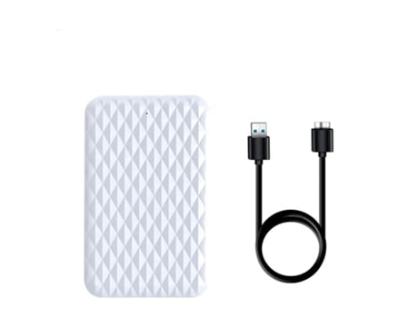 Caja de Almacenaje SLOWMOOSE para Disco Duro Externo HDD Case 5 Gbps Blanco