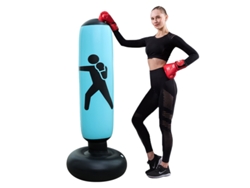 Saco de Boxeo Inflable Vertical de PVC para Entrenamiento CUICH (azul)