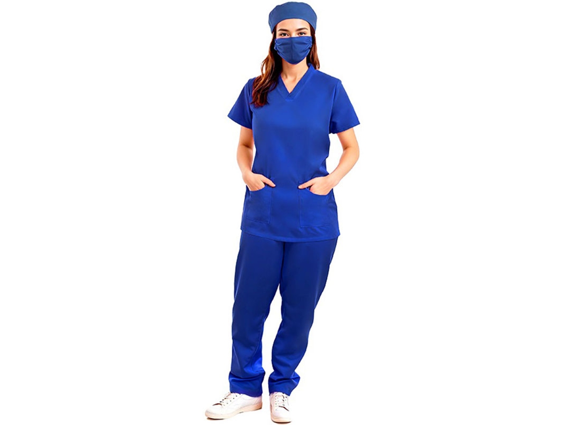 Disfraz de Doctora azul para adulto