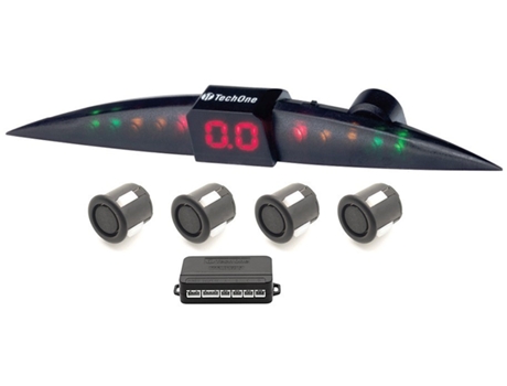 Cdisplay Sensores De Aparcamiento Prime Negro Mate TECH ONE