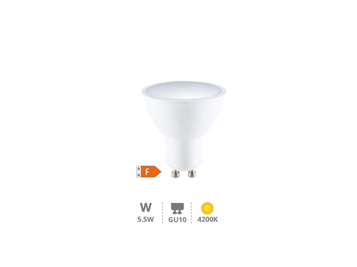 Bombilla LED dicroica GU10 de 5,5 W y 4200 K GSC