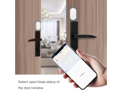 2026-sensor Inteligente De Puerta Y Ventana Zigbee Conexión Inalámbrica Compatible Con Tuya Smart Life App Y Alexa
