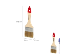 Paletina Brico Doble Cerda blanca Nº 24 (Ancho Cerda 63 mm) WOLFPACK LINEA PROFESIONAL