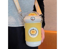 Botella térmica infantil de acero inoxidable con pajita, ideal para regalar. Ly Ebike