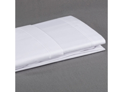 Conjunto de Sábanas Cama 100% Algodón Percal ONÍRICA Blanco (Cama 150/160 cm)