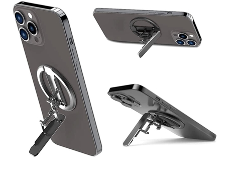 Magnetic Phone Holder Foldable Desktop Ring Kickstand For Apple 12 13 Magsafe