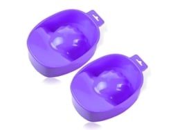 2 Bandejas Para Manicura Para Retirar El Esmalte De Uñas Y Para Tratamientos De Spa.