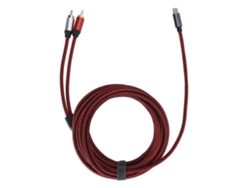 Cable de audio 2 en 1 tipo C a RCA para cine en casa y DVD