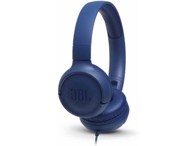 Auriculares con Cable JBL Tune 500 (On Ear - Micrófono - Azul)