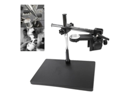 Soporte para microscopio con brazo, altura ajustable, montaje en mesa, negro OEM