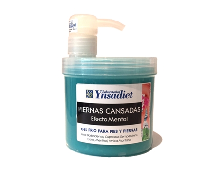 Gel Corporal YNSADIET Gel Piernas Cansadas Efeito Mentol (500 ml)