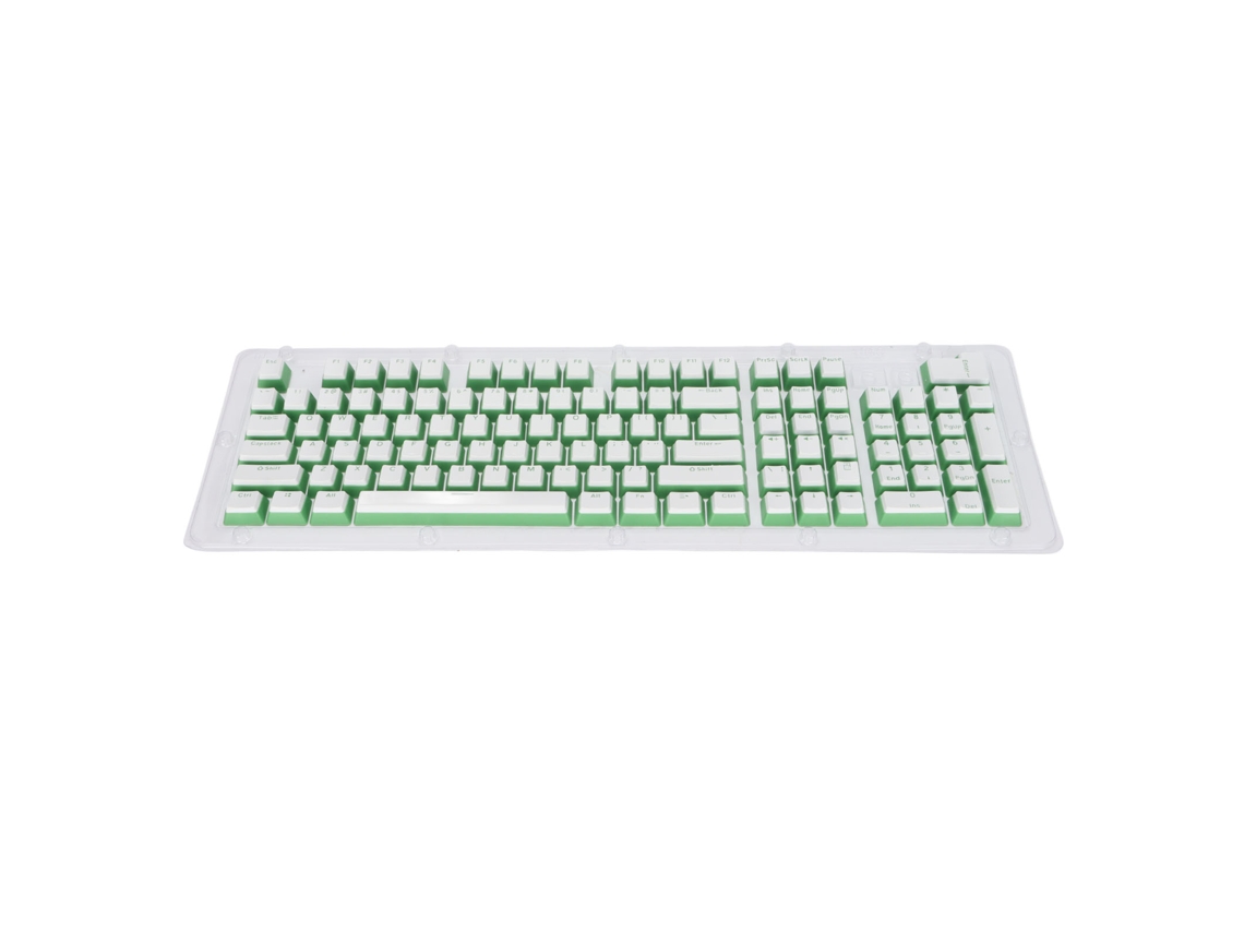 Teclas Oem Para Teclado De 110 Teclas, Resistentes A La Altura Y Al Desgaste, Diseño Ergonómico, Accesorios Para Computadora, Blanco/verde Queso.