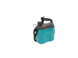 Pulverizador eléctrico para jardín, gran capacidad de 8 litros, boquilla de longitud ajustable, color verde.