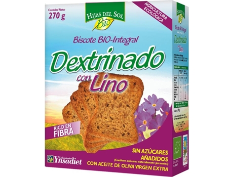 Pan Dextrinado Lino HIJAS DEL SOL (270 g)