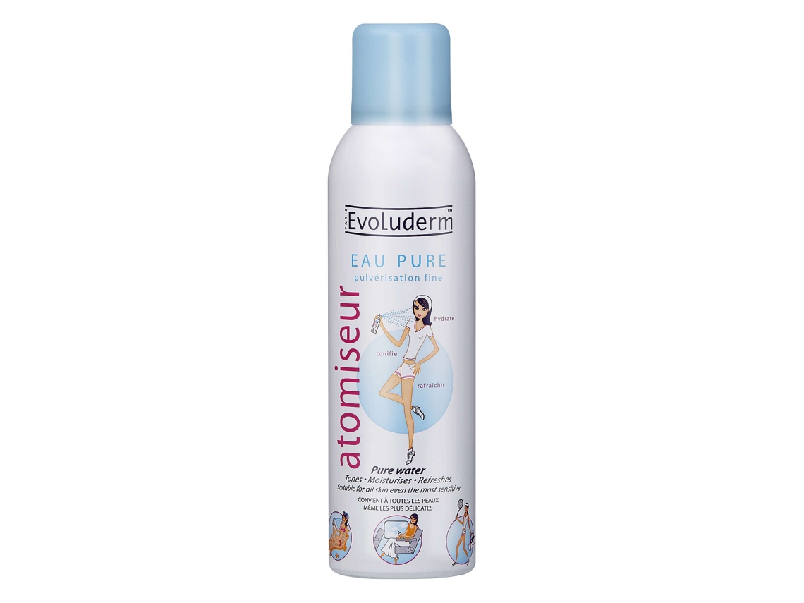Spray de agua refrescante e hidratante Eau Pure EVOLUDERM