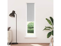 Maison Exclusive - Estor Enrollable Opaco Gris Claro 55x230 Cm Tela Ancho 50,7 Cm