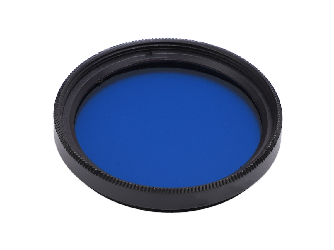 Filtro De Lente De Color Total 37mm Resistente A Rayones Y Agua Kit Para Cámara Slr Azul