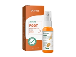 Spray exfoliante para pies: exfoliación profunda y suave.