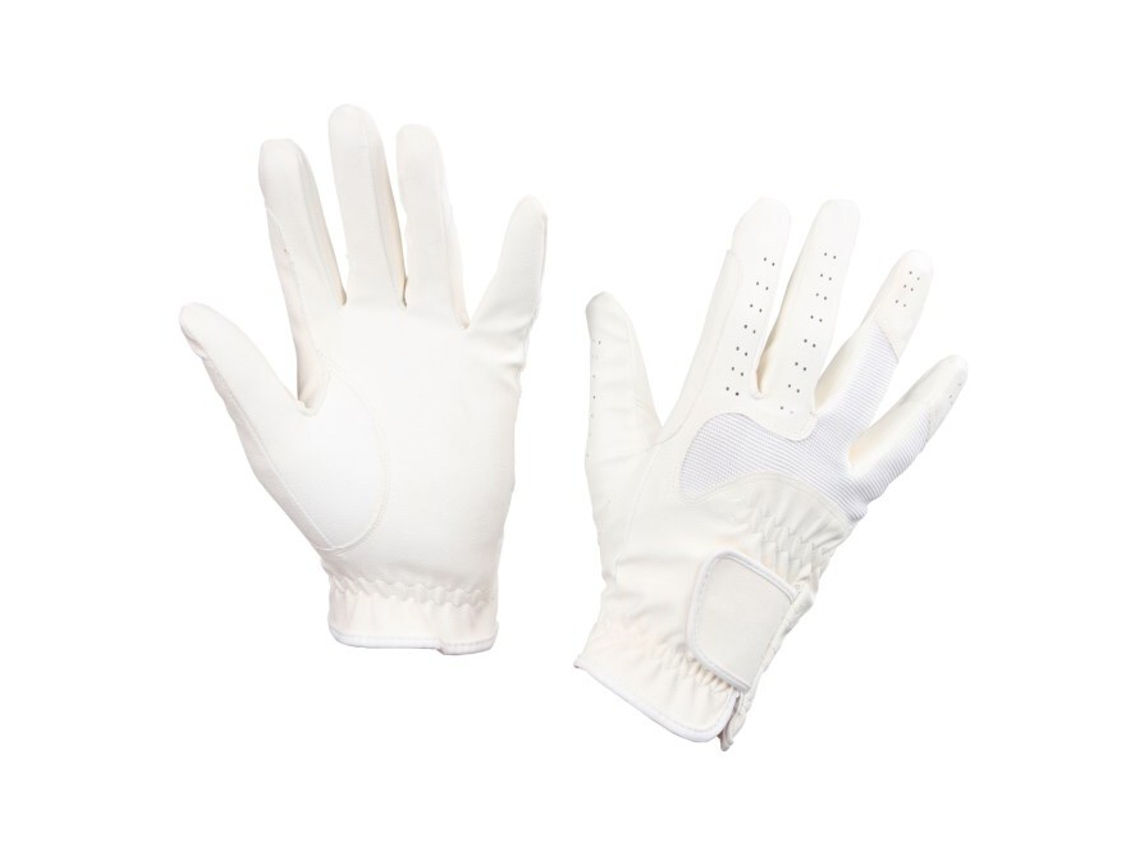 Guantes para Equitación KERBL (Mujer - Blanco - XS)