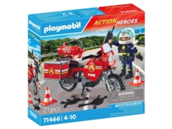 PLAYMOBIL Action Heroes Mota dos Bombeiros 71466 M