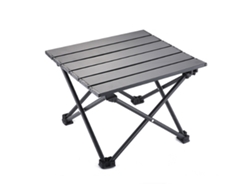 Mesa de camping plegable portátil, mesa de playa de arena, mesa auxiliar de camping ultraligera con bolsa de transporte