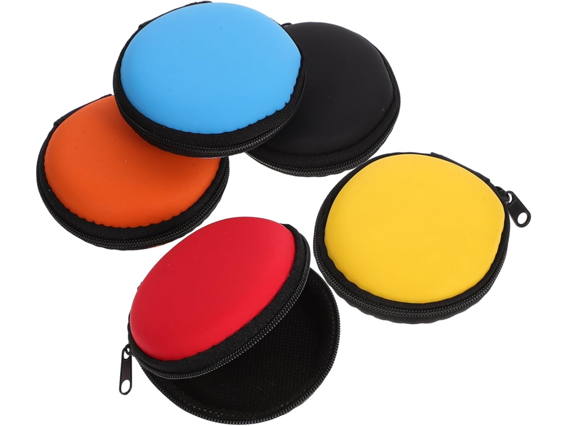 Juego de 5 protectores multifuncionales para auriculares y cables, bolsa de almacenamiento portátil, EVA rígida, protección Gokoco