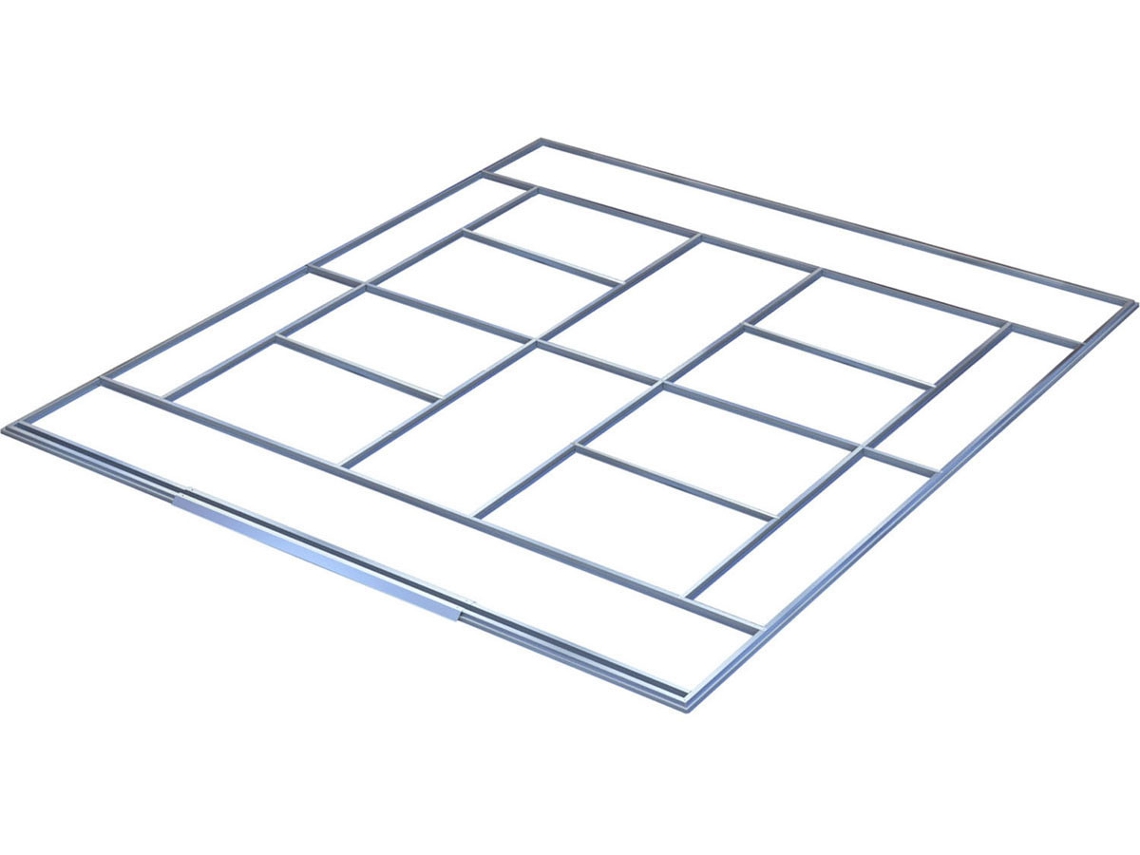 Fundación para Caseta HABITAT ET JARDIN Rosas (Acero Galvanizado - 3.27x2.06 M - 10.85 M²)