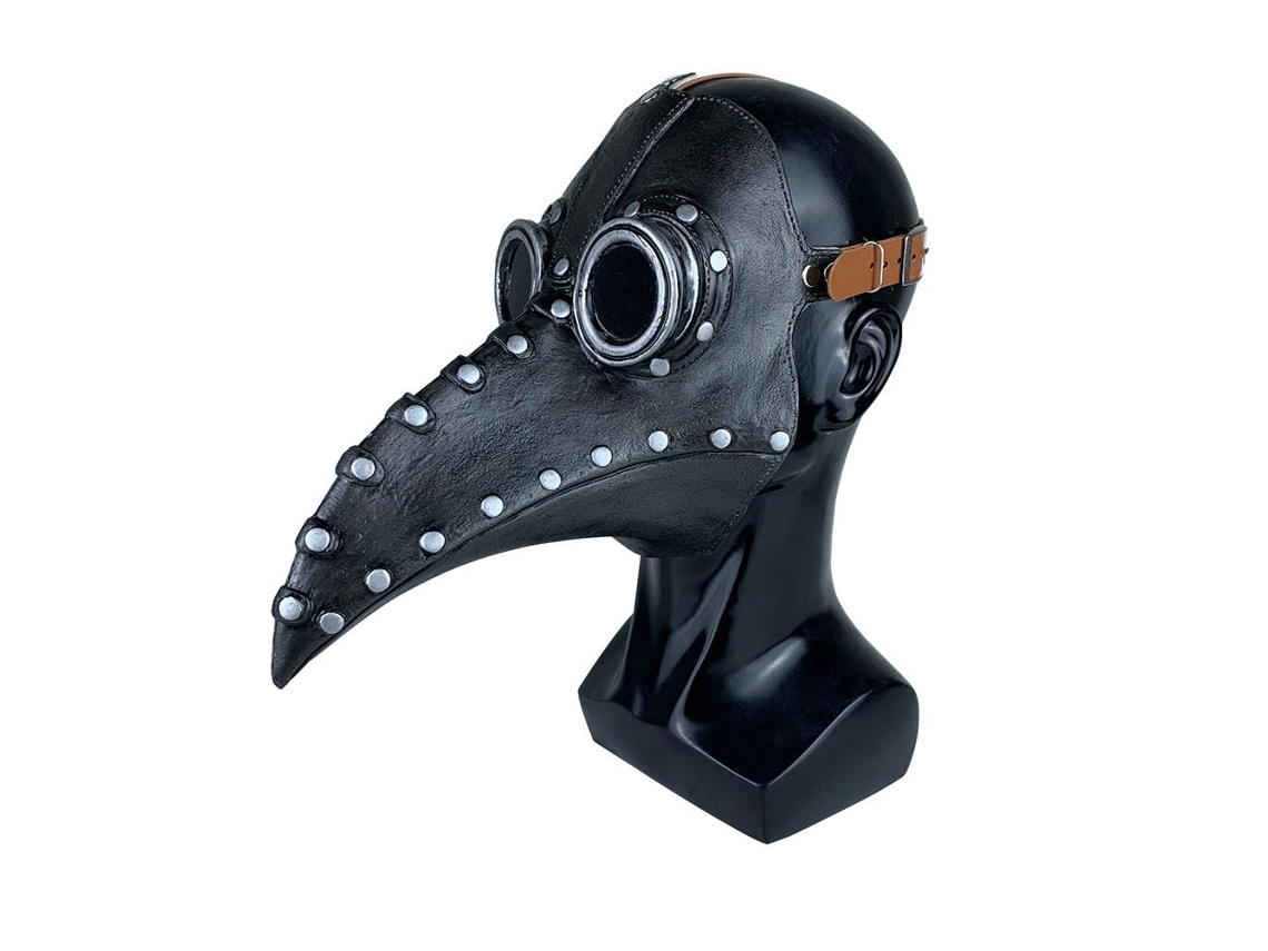 Máscara De Pico De Látex Estilo Steampunk Para Fiestas De Cosplay De Halloween Y Decoración.