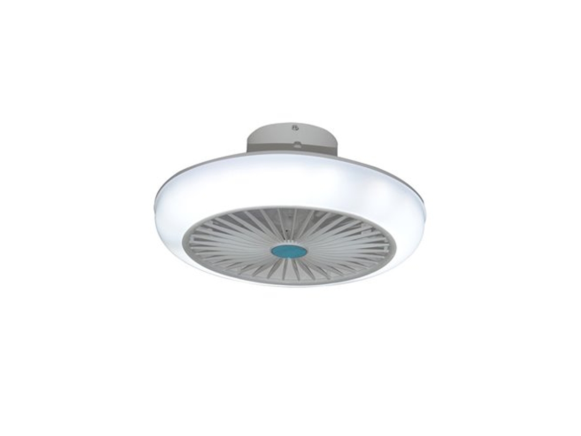 Ventilador de Techo LED Iris DC 450 36W 3CCT RGB con Altavoz CRISTALRECORD