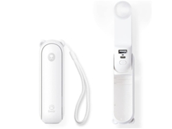 Mini ventilador Mao 3 en 1, batería externa de 14 horas y 21 horas, linterna blanca Yizhood