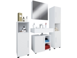 Conjunto completo de muebles de baño Flandu Ill Vcm de 4 piezas