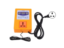 Controlador De Temperatura Digital Inteligente, Preciso, Toma De Corriente Ca 110-240v, Enchufe Británico, Naranja