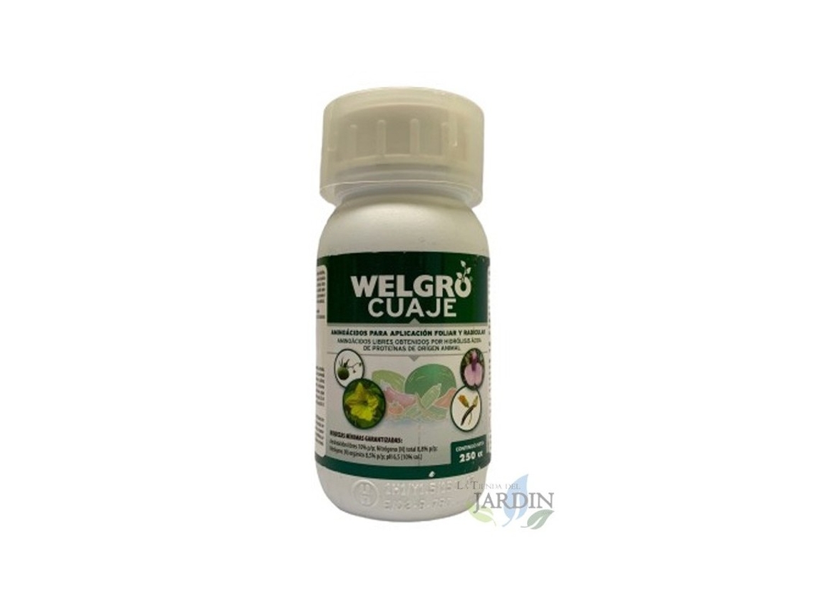 Welgro Cuaje 250Cc Aminoácidos para Aplicación Foliar Y Radicular SUINGA