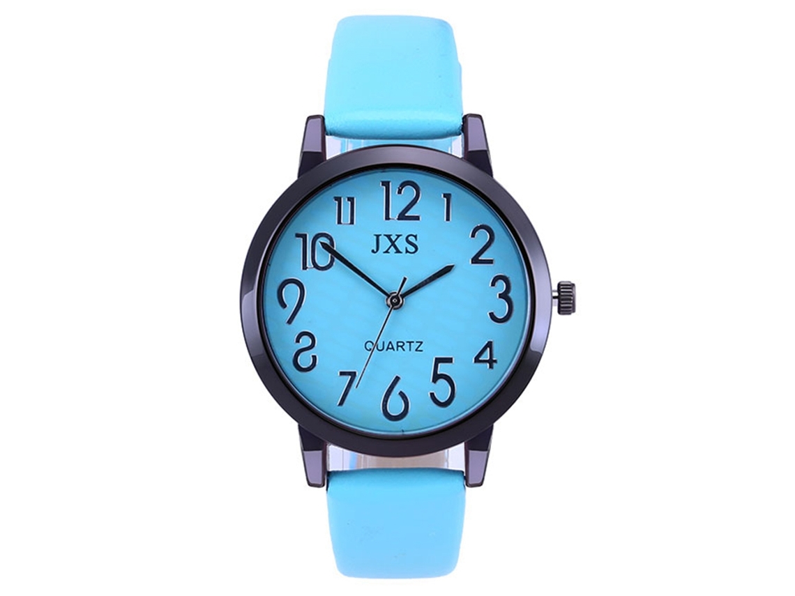 Reloj Analógico Zhoulianfa Para Mujer Con Grandes Números Arábigos, Correa De Poliuretano Y Movimiento De Cuarzo.