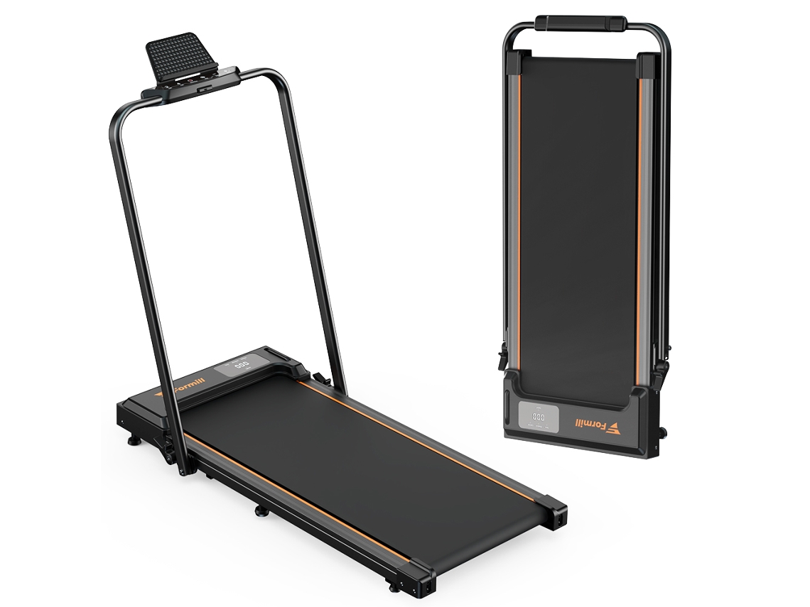 Cinta De Correr Formill Ft51 2 En 1 Para Debajo Del Escritorio, 0,75-2,5 Hp, 1-10 Km/h, Cinta De 950 X 380 Mm, Plataforma Plegable, Carga Máxima De 12