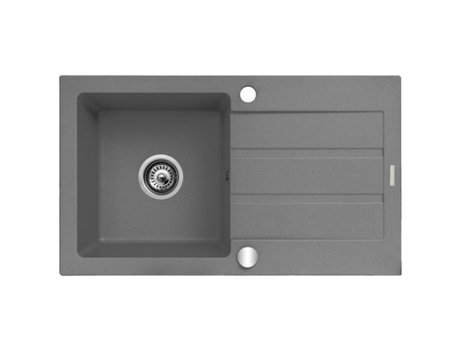 Fregadero MAIDSINKS de Un Seno 76x44 cm Gris