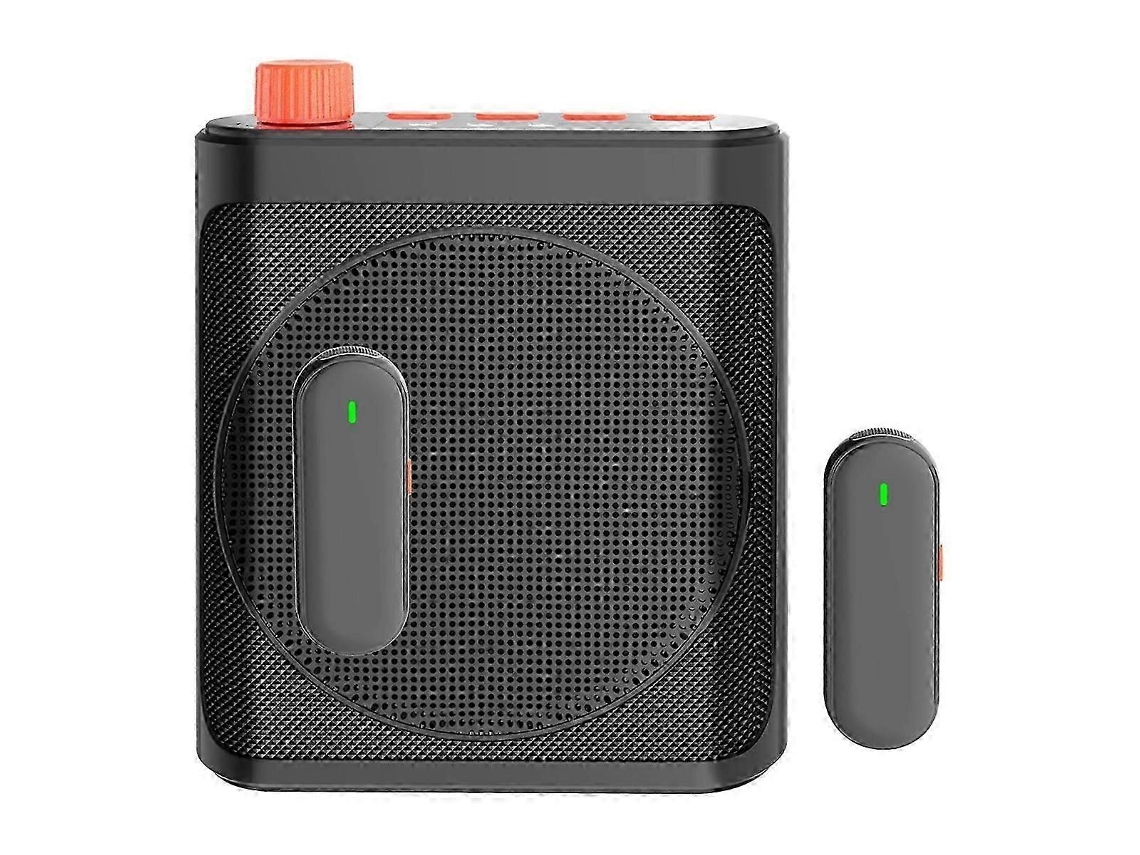 Amplificador de voz inalámbrico con micrófono de solapa, mini altavoz portátil para profesores, conferenciantes y profesores.