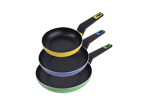 Set de Sartenes SAN IGNACIO SG-6859 (Azul - Verde - Aluminio)