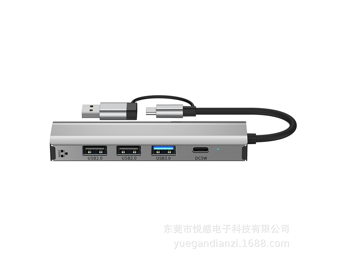 Cable USB a Ethernet 3.0 tipo C (sin controlador), USB 5 en 1, 2208U2, USB 3.0 macho, 100 m, Chennnls