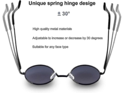 Gafas de sol polarizadas redondas vintage John Lennon para hombre y mujer, gafas de sol circulares hippies, rojas