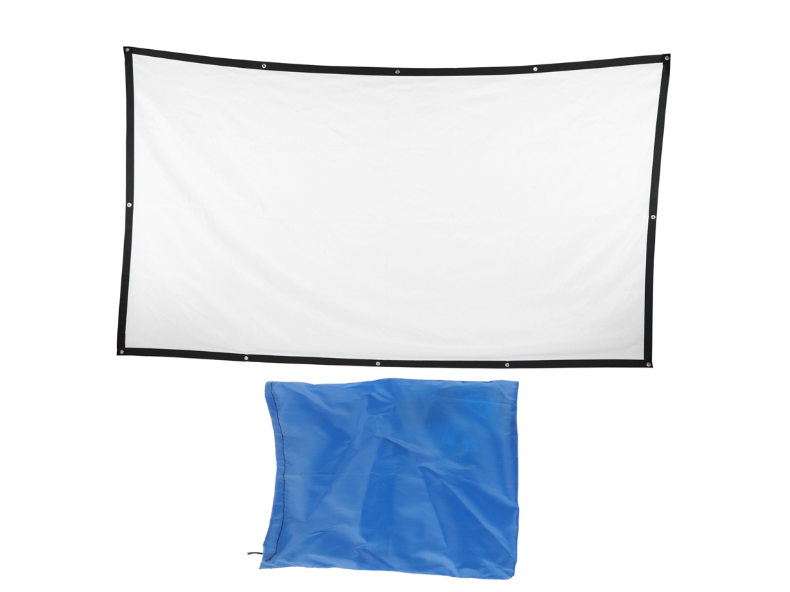 Pantalla De Proyección Portátil Para Exteriores De 120 Pulgadas, Formato 16:9, Sin Arrugas, Para Cine En Casa.