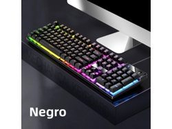 Teclado Para Juegos (negro), 104 Teclas, Conexión Por Cable, Mecánico, Interfaz Usb