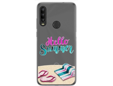 Carcasa Alcatel 1SE 2020 TUMUNDOSMARTPHONE Dibujos Transparente Multicolor