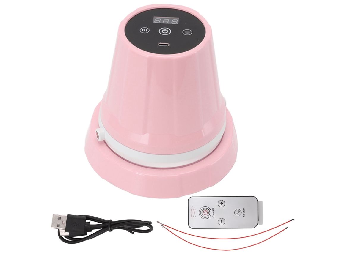 Máquina De Saltar La Cuerda Automática Electrónica Para Fitness Ejercicio Color Rosa
