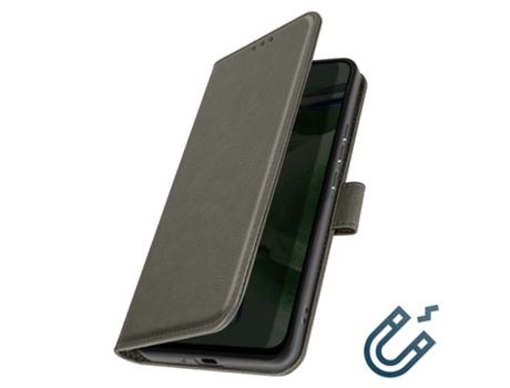 Funda Folio para iPhone XR AVIZAR Piel Gris