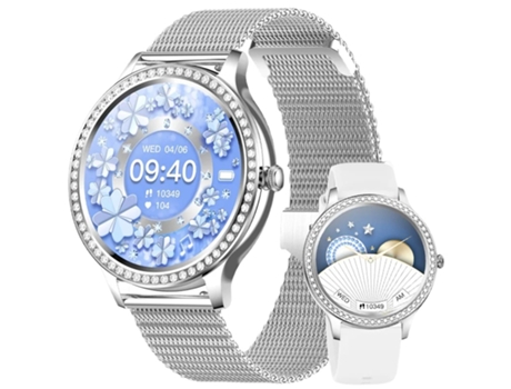 Reloj inteligente con llamadas para mujer, reloj inteligente con esfera personalizada para Android IOS, relojes de música Bluetooth resistentes al ...