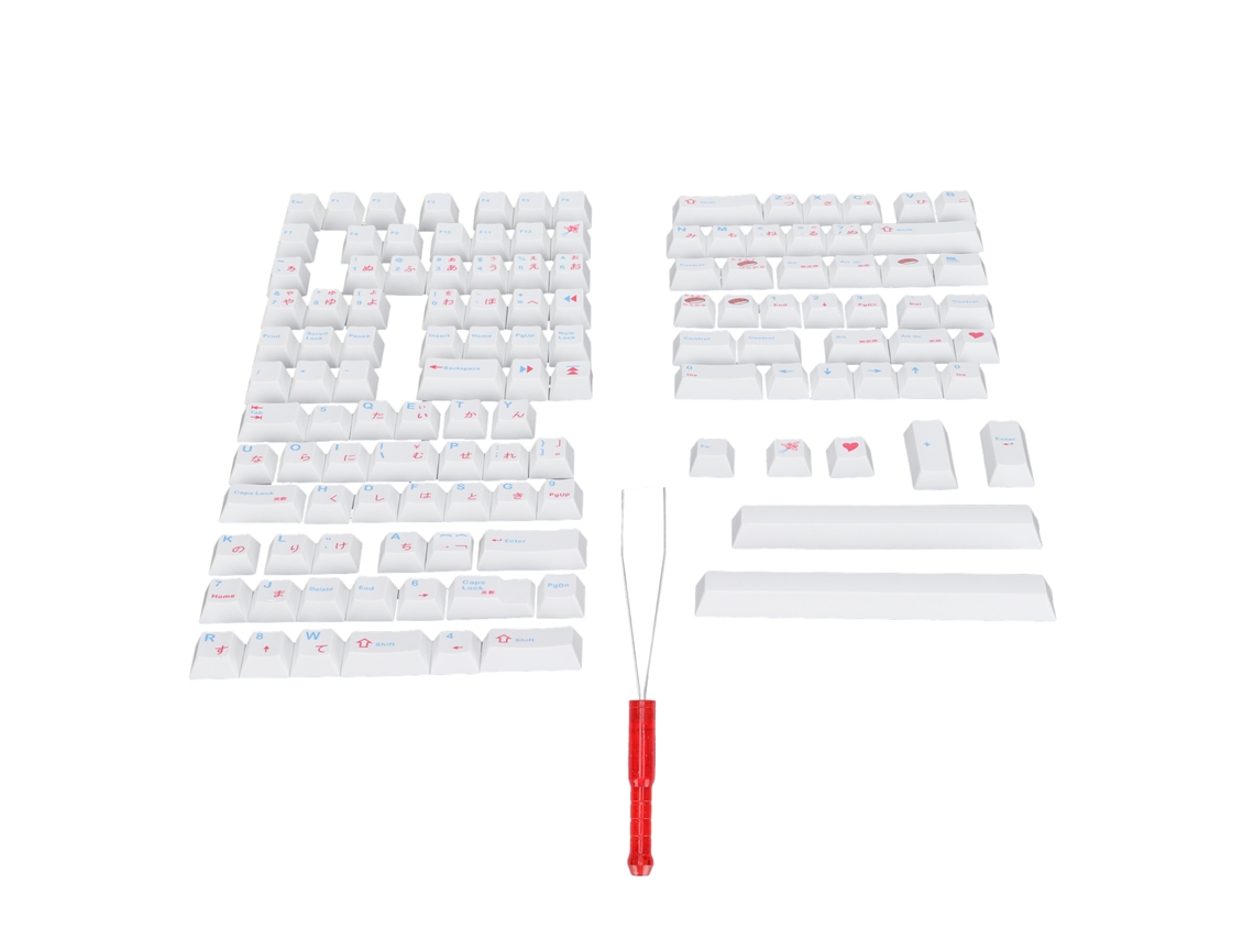123 teclas PBT para teclado mecánico